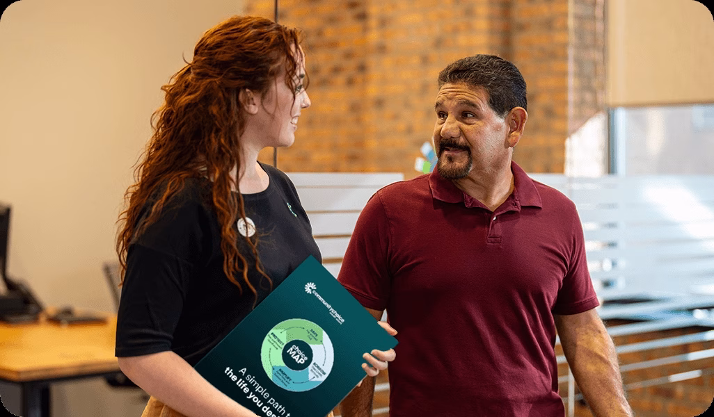 Choice Map from Community Choice Credit Union helps members plan their finances.