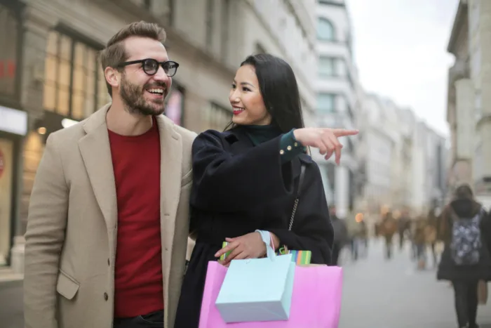 Community Choice Credit Union - couple enjoys worry-free shopping
