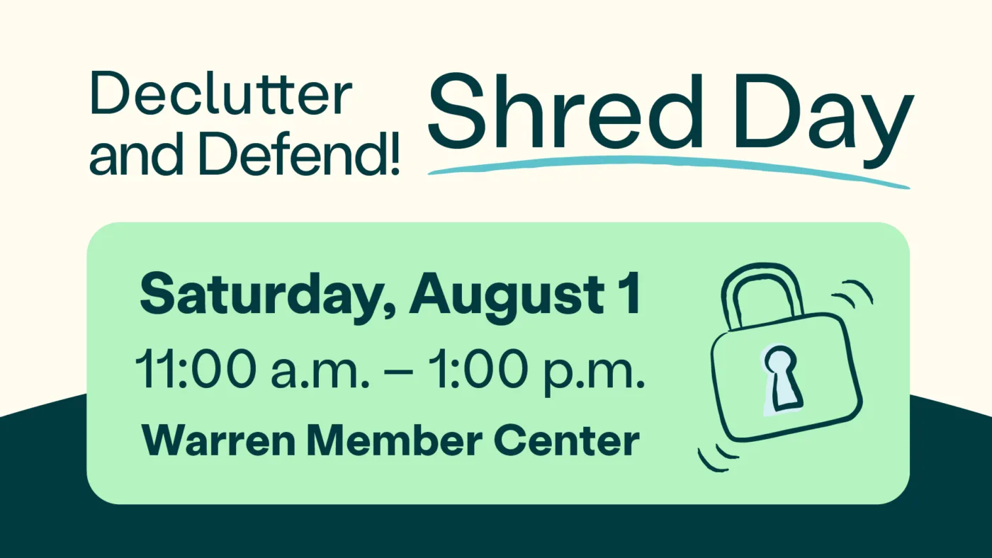 Warren Shred Day - Community Choice Credit Union