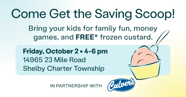 Youth savings event - Shelby Township Michigan - Community Choice Credit Union